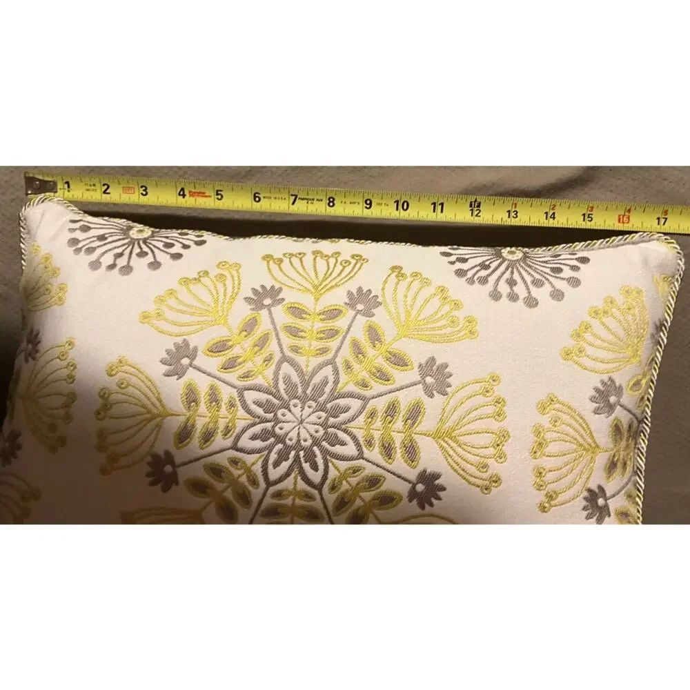 Waverly Kaleidoscope Sterling 12X20 Decorative Throw Lumbar Pillow